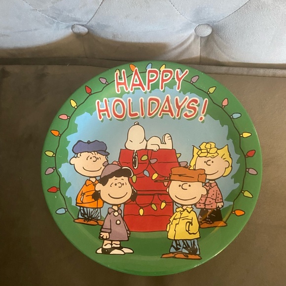 Peanuts Holiday Plate - Picture 4 of 7